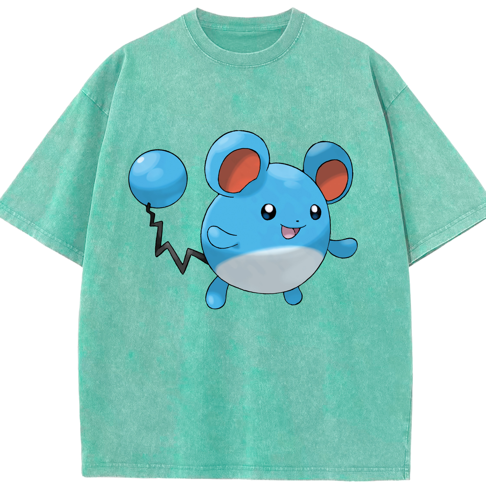 （画像用） ポケットモンスター Pokémon 綿100% ヴィンテージ風 半袖Tシャツ（フロントプリント）